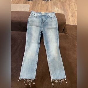 L'AGENCE Light Blue Straight Leg ankle Jeans